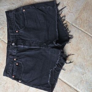 Levi's Dark Denim Jean Shorts